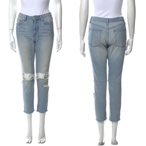 John Elliott Mid Rise Skinny Leg Jeans Size 25 EUC - Picture 1 of 4